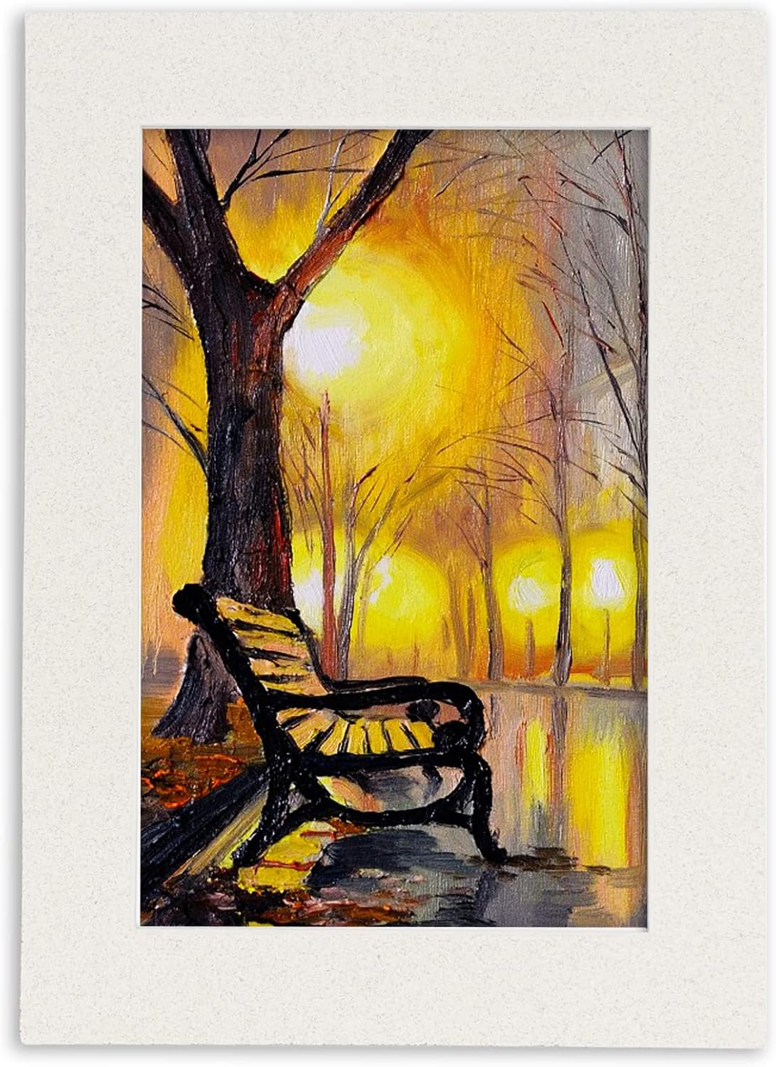 8x10 Mat Bevel Cut for 5x8 Photos - Acid Free Oyster Shell White Precut Matboard - For Pictures, Photos, Framing - 4-ply Thickness