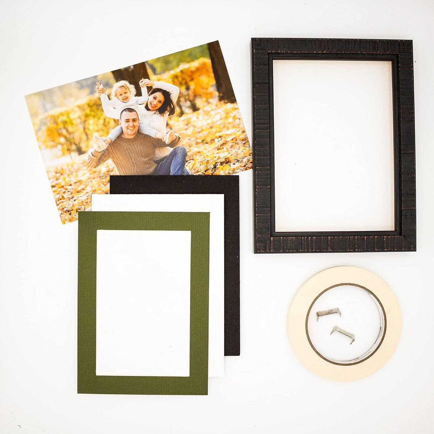 11x14 Mat for 8.5x11 Photo - Precut Dill Green Picture Matboard for Frames Measuring 11 x 14 Inches - Bevel Cut Matte to Display Art Measuring 8.5 x 11 Inches - Acid Free Pack of 100 MATS