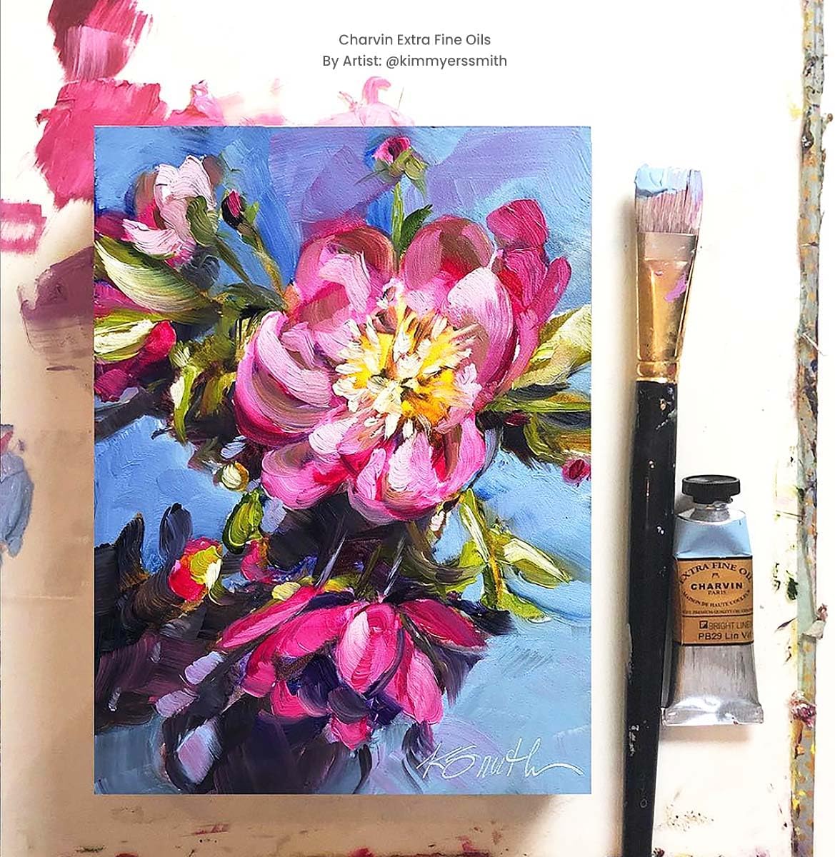 Charvin Extra Fine Oil Paint, Sepia 20 ml - Triple-Milled, Rich Texture, Poppy Oil-Based, Light-Fast, Handmade, Archival Quality