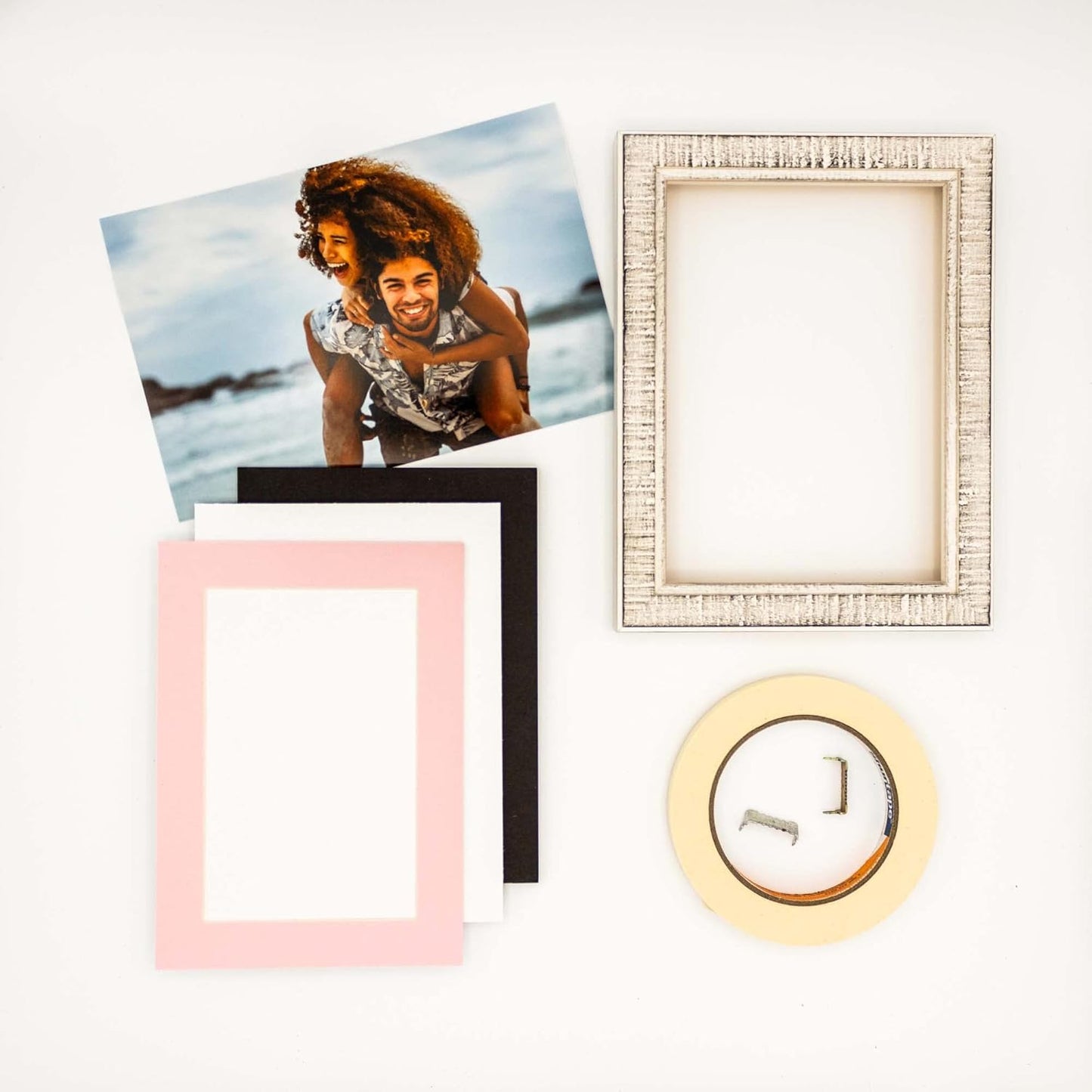 5x7 Mat for 8.5x11 Frame - Precut Mat Board Acid-Free Soft Pink 5x7 Photo Matte Made to Fit a 8.5x11 Picture Frame, Premium Matboard for Family Photos, Show Kits, Art, Picture Framing, Pack of 25 Mats