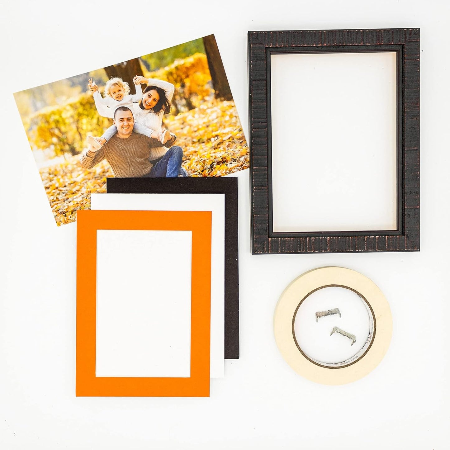 11x14 Mat for 8.5x11 Photo - Precut Orange Picture Matboard for Frames Measuring 11 x 14 Inches - Bevel Cut Matte to Display Art Measuring 8.5 x 11 Inches - Acid Free Pack of 25 MATS