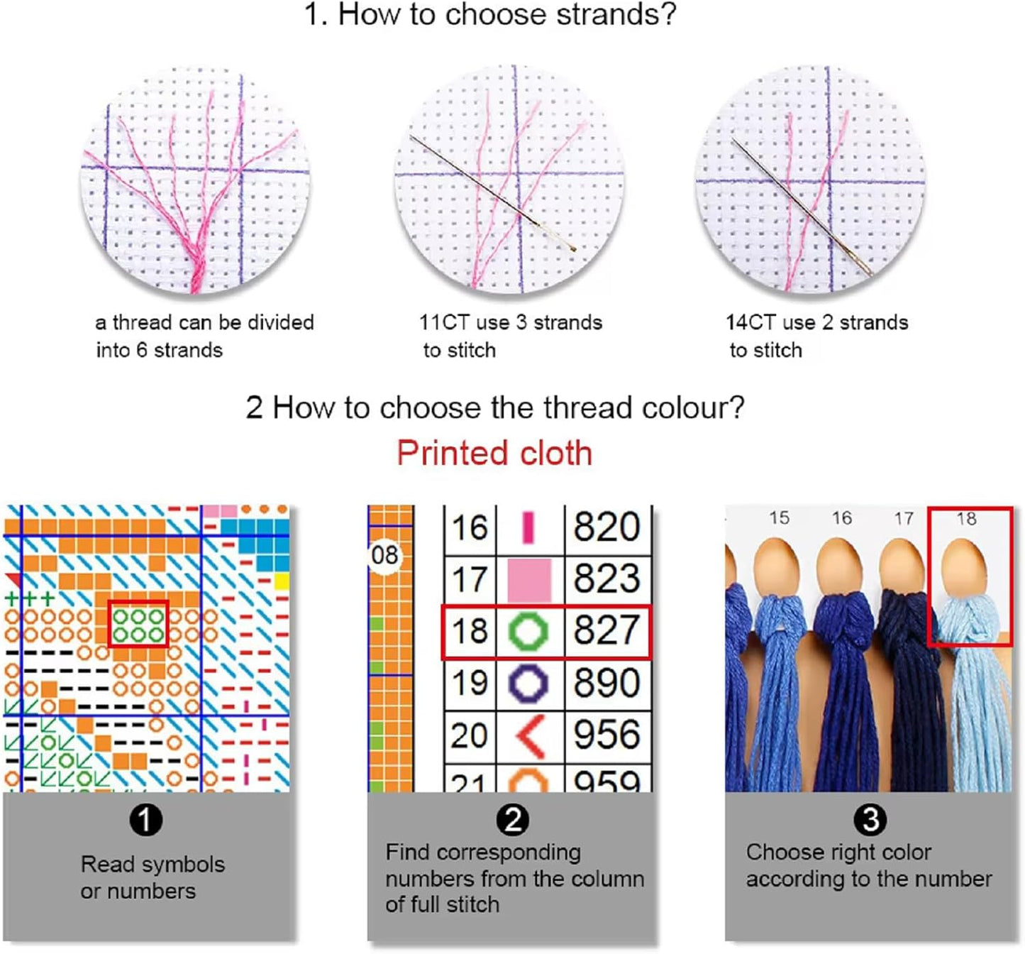 Foxdiviy Stamped Cross Stitch Kits for Beginners Full Range of Cross Stitching 11 CT Printed Cross Stitch Kits for Kids Adults Cross Stitch Patterns Needlepoint Kits-Lovers Walk 16x20 inch