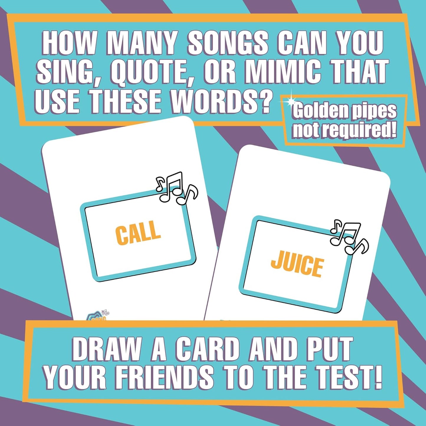 Doin' The Most - Song Survivor: The Ultimate Party Card Game for Music Lovers. Portable Games to Sing, Mimic & Win Your Fun Game Night. Ages 13+