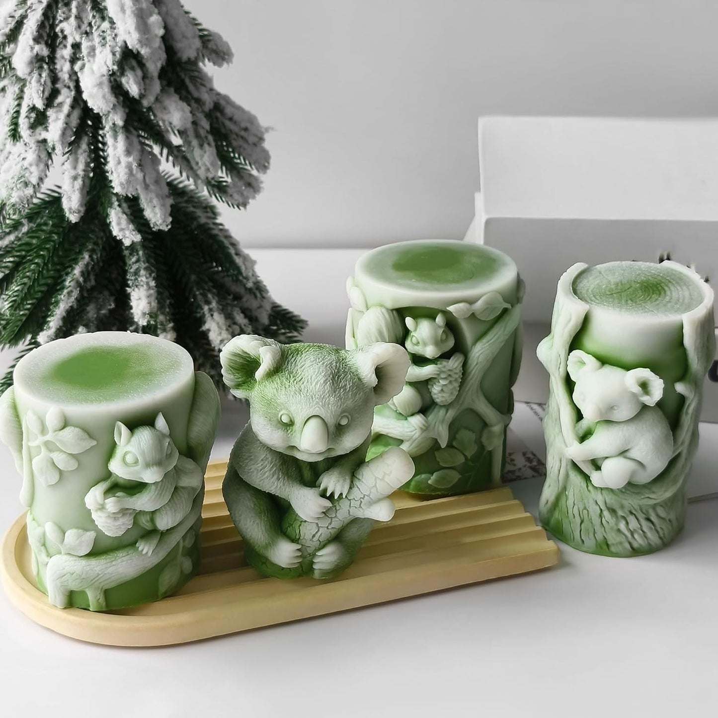 Animal Molds Animal Resin Mold - Resin Casting Silicone Molds for Home Decor & Candle Making Wave Spiral Mold