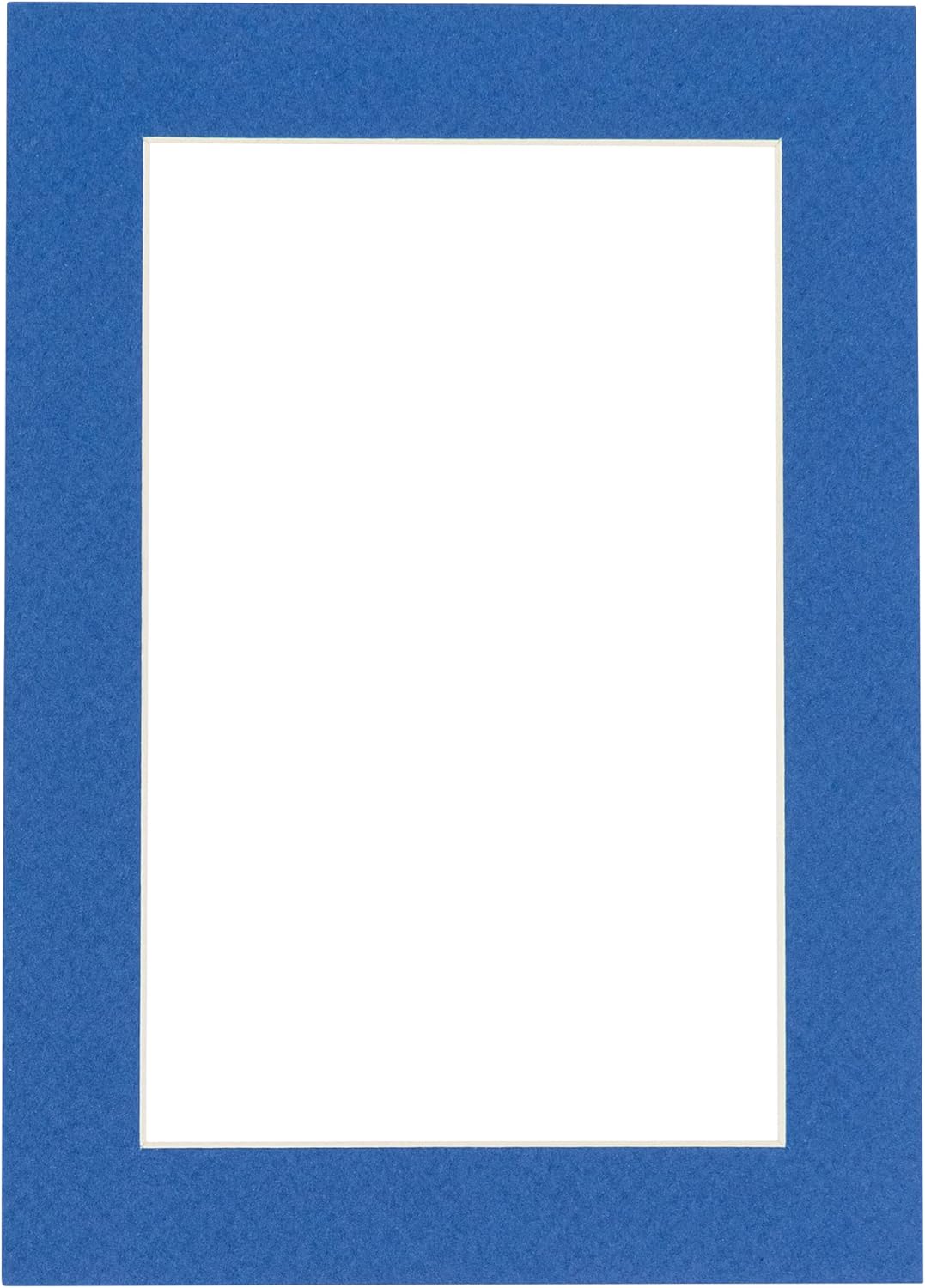 6x8 Mat for 8x10 Frame - Precut Mat Board Acid-Free Royal Blue 6x8 Photo Matte Made to Fit a 8x10 Picture Frame, Premium Matboard for Family Photos, Show Kits, Art, Picture Framing, Pack of 1 Mat