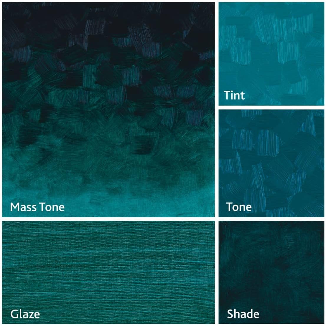 Tusc & Pine Artist Oil Paint - Phthalo Turquoise, 40 ml, Non-Yellowing, Rich & Creamy Consistency, Maximum Pigment Load, Small Batch Milled Oil Paints Made in the USA for Professional Artists