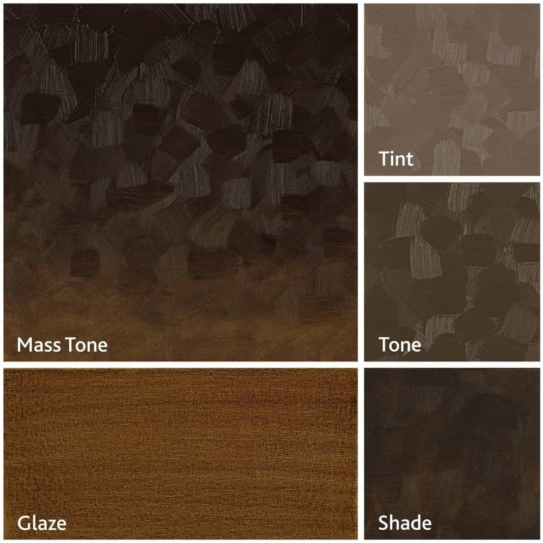 Tusc & Pine Artist Oil Paint - Raw Umber Warm, 40 ml, Non-Yellowing, Rich & Creamy Consistency, Maximum Pigment Load, Small Batch Milled Oil Paints Made in the USA for Professional Artists