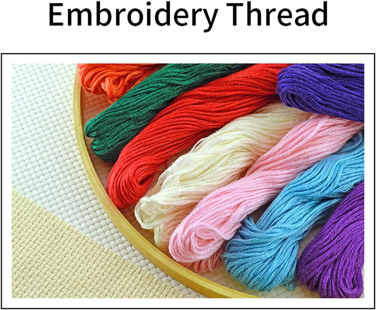 Joyhoor Cross Stitch Kits for Beginners Stamped Cross-Stitch Supplies Needlework preprint Embroidery Kits for Adults DIY Needlepoint Kits Embroidery Patterns 11CT-Colorful Tiger 17.7x17.7 inch