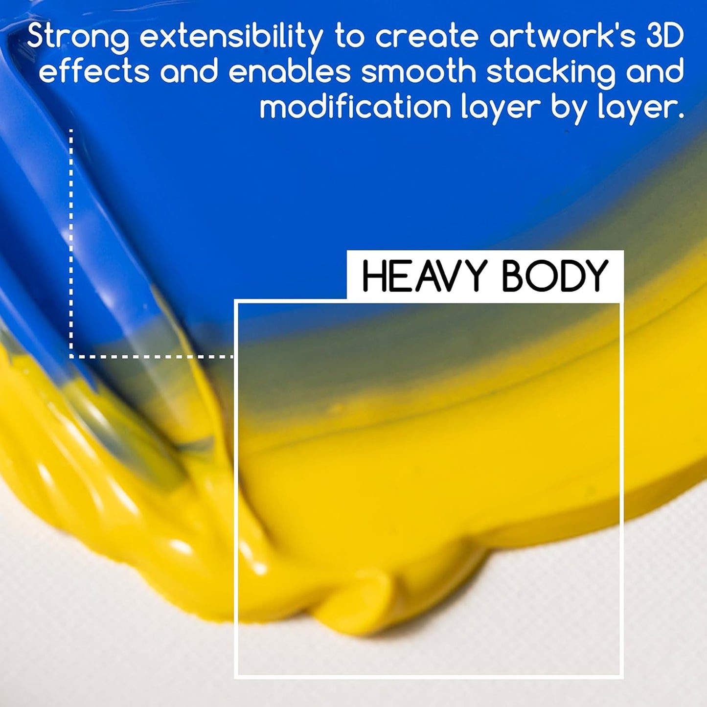 MEEDEN Acrylic Paint Cerulean Blue Hue: Bundled with Titanium White Color - 100ml/3.38oz Heavy Body Acrylic Paint Tube for Art Craft Painting