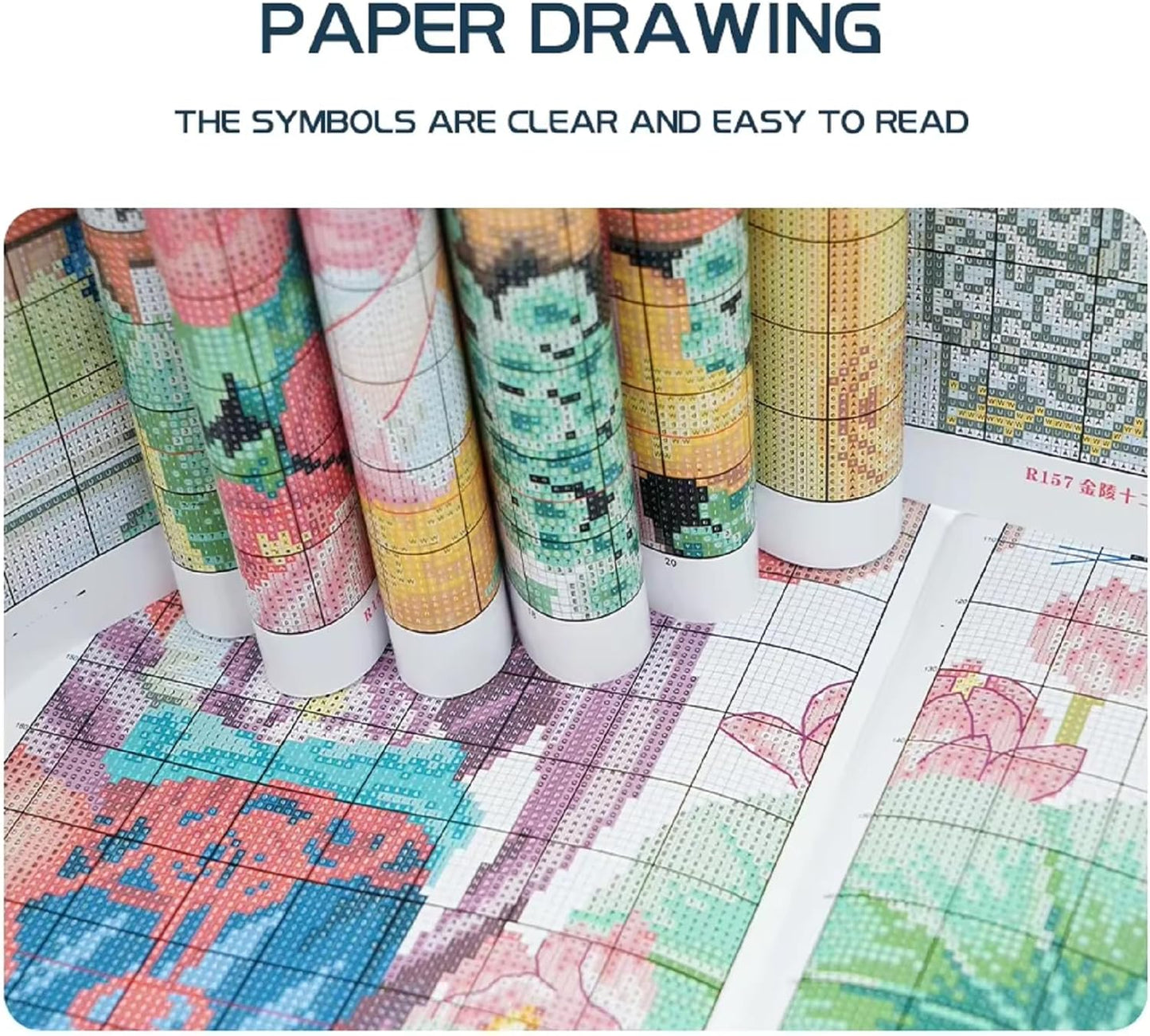 Magxvouy Cross Stitch Kits Stamped Full Range of Embroidery Kits,Cross Stitch Patterns Needlework Kits for Beginners 11CT Printed Kits&sea Turtles on The Seabed 18x18 inch