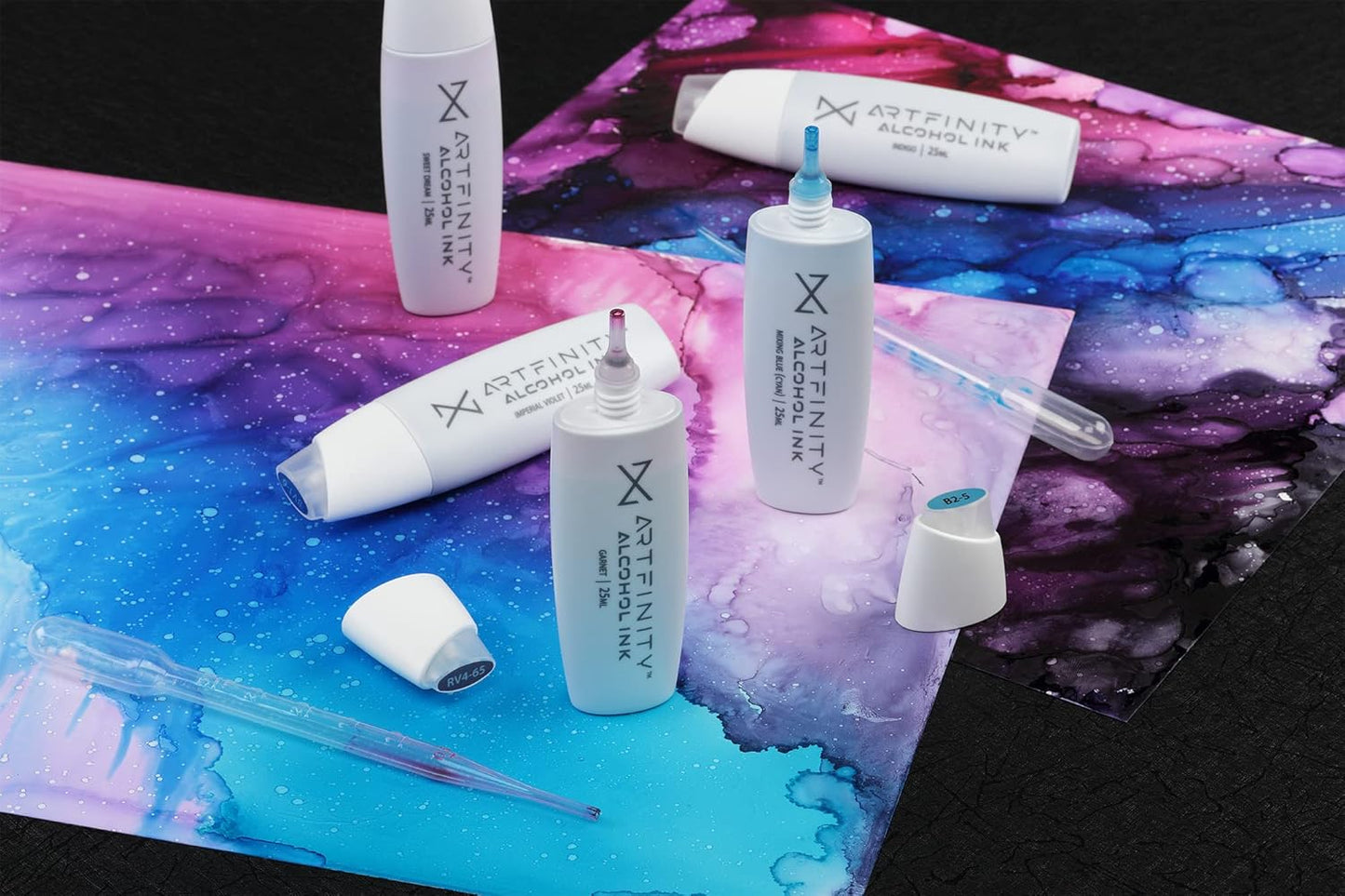 Alcohol Inks 3 Pack - Vibrant, Professional, Dye-Based Alcohol Inks for Artfinity Alcohol Markers, Artists, Drawing, & More! - Canary Yellow Y2-2