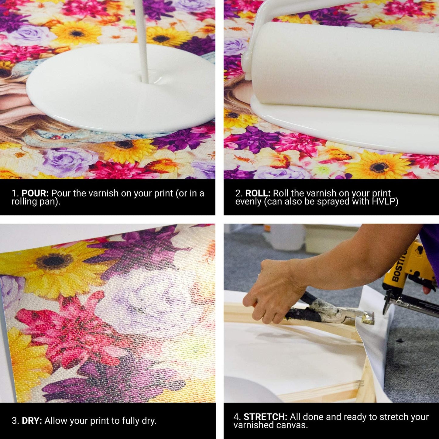 Breathing Color Timeless Archival Print Varnish - 1 Quart Glossy Finish - Premium Water-Based Canvas Coating with Fade Protection