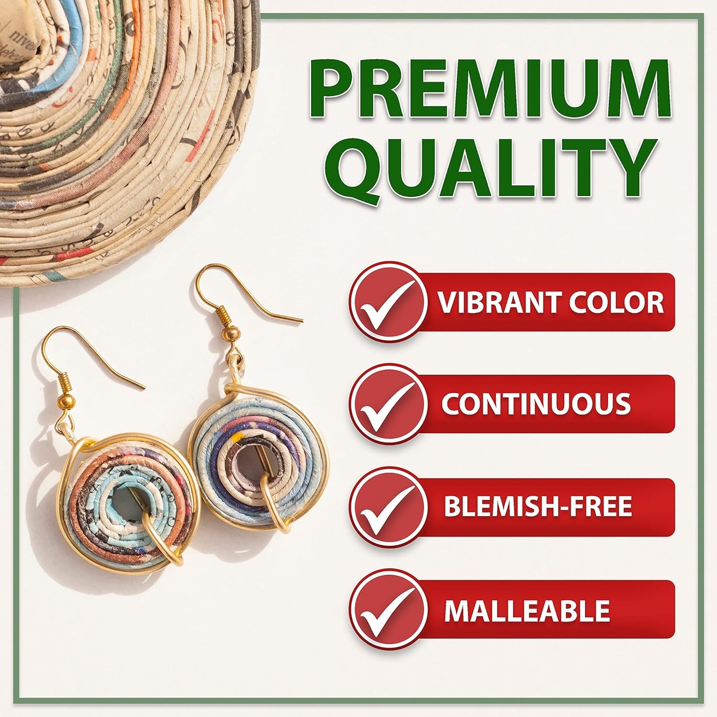 Mandala Crafts 16 Gauge Anodized Aluminum Craft Wire for Jewelry Making - 100 FT Colored Flexible Copper Tone Wire - Bendable for Bonsai Armature Crafting Sculpting
