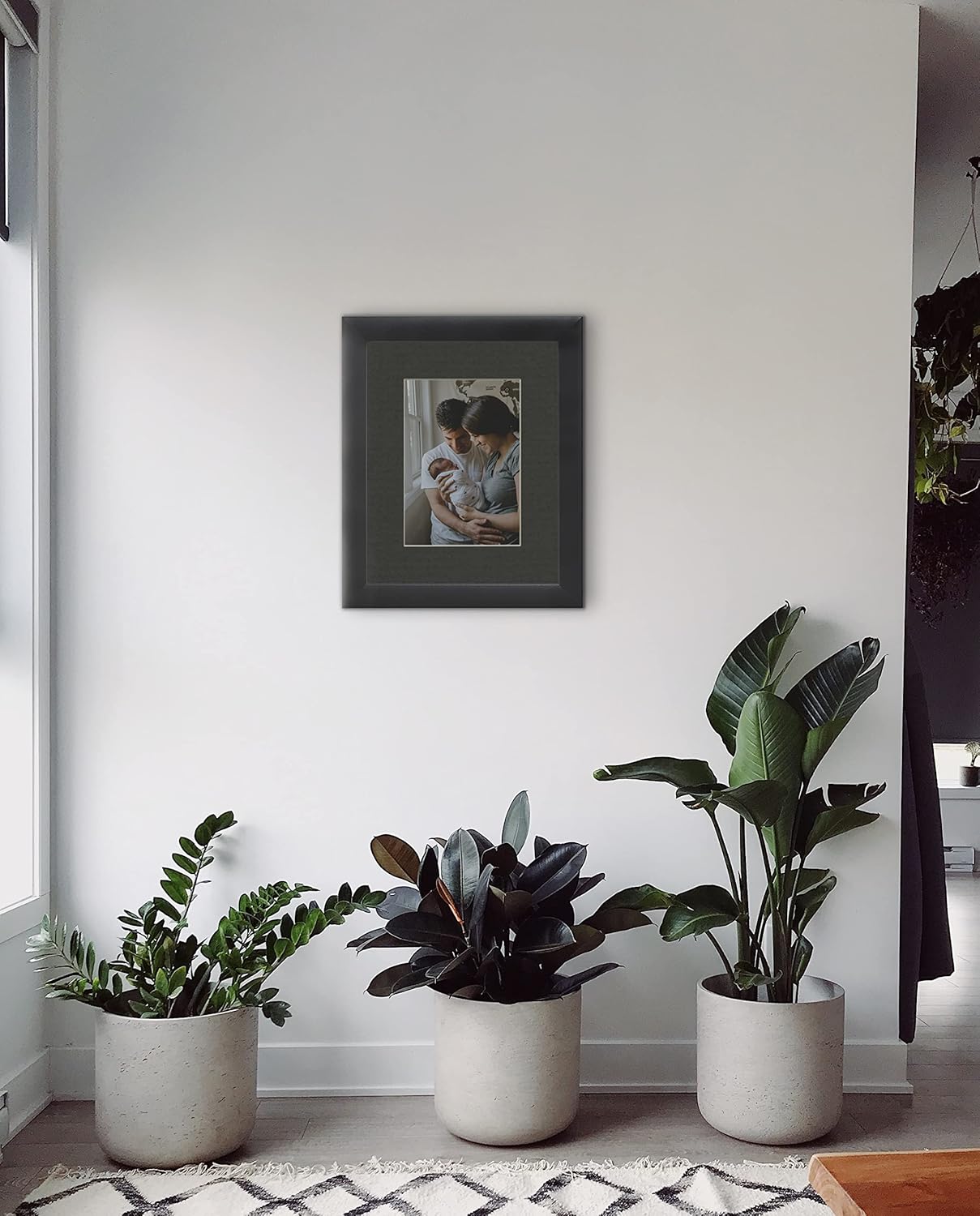 Craig Frames B404 Pre-cut Mat Board for 4x6 Print, 5x7, Textured Black