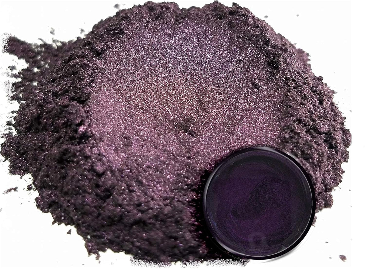 Eye Candy Pigments Premium Purple Mica Powder - Dark Ube (25gr) - for Epoxy, Resin, Soap, Paint, Woodworking, Acrylic Pouring, Bath Bombs, Fishing Lures - DIY Arts and Crafts Additive