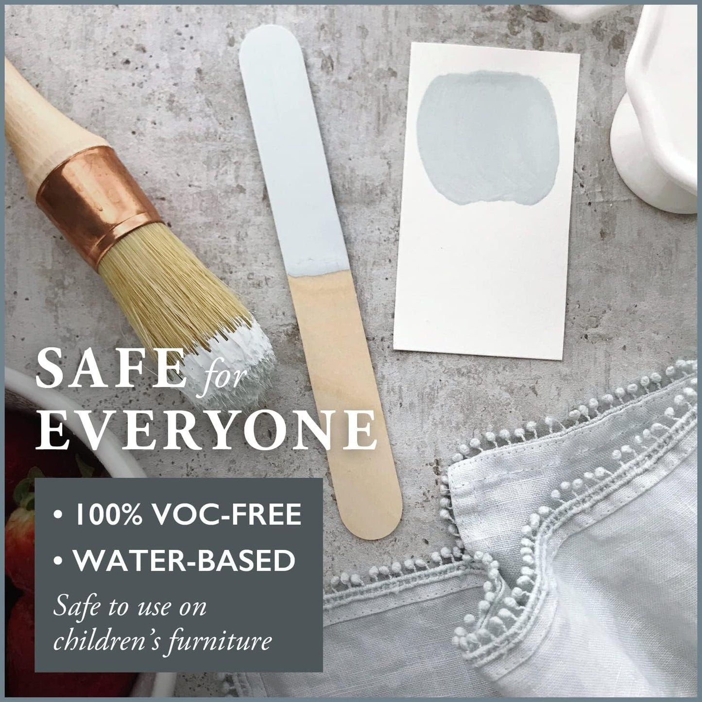 AMY HOWARD AT HOME Chalk-Based One Step Paint for Furniture, Cabinetry, Decor, Finish, and More | No Stripping, Sanding, or Priming | Ultra-Light Base | 32 Ounce | Robins Egg