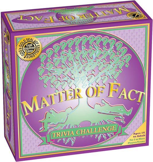 Matter of Fact — Fast-Paced, Rapid-Fire Trivia Challenge with Quirky Categories — Adult & Family Game Night Fun