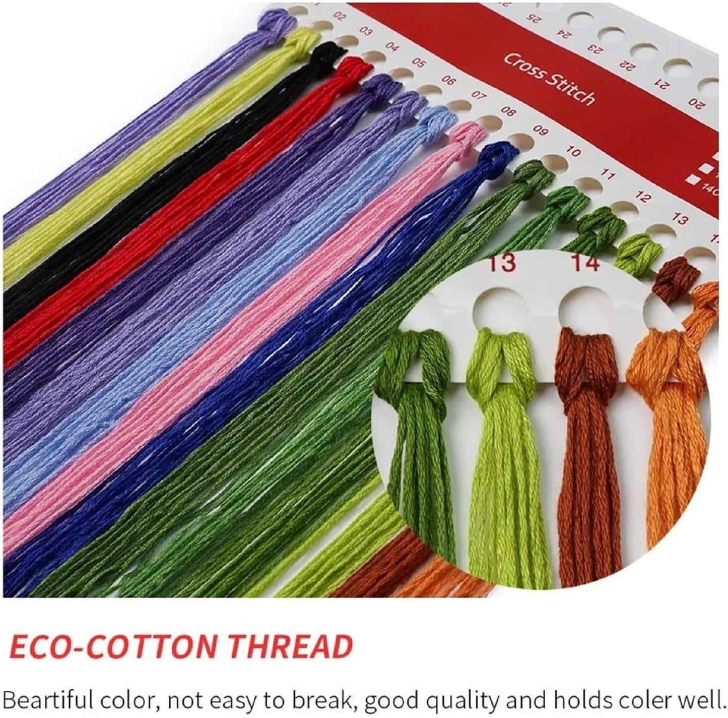 DMCVIVR Stamped Cross Stitch Kits for Adults Beginners Embroidery Kits 11CT Needlepoint Kits Cross Stitch Patterns Embroidery Patterns-Colorful Tree 16x20 inch