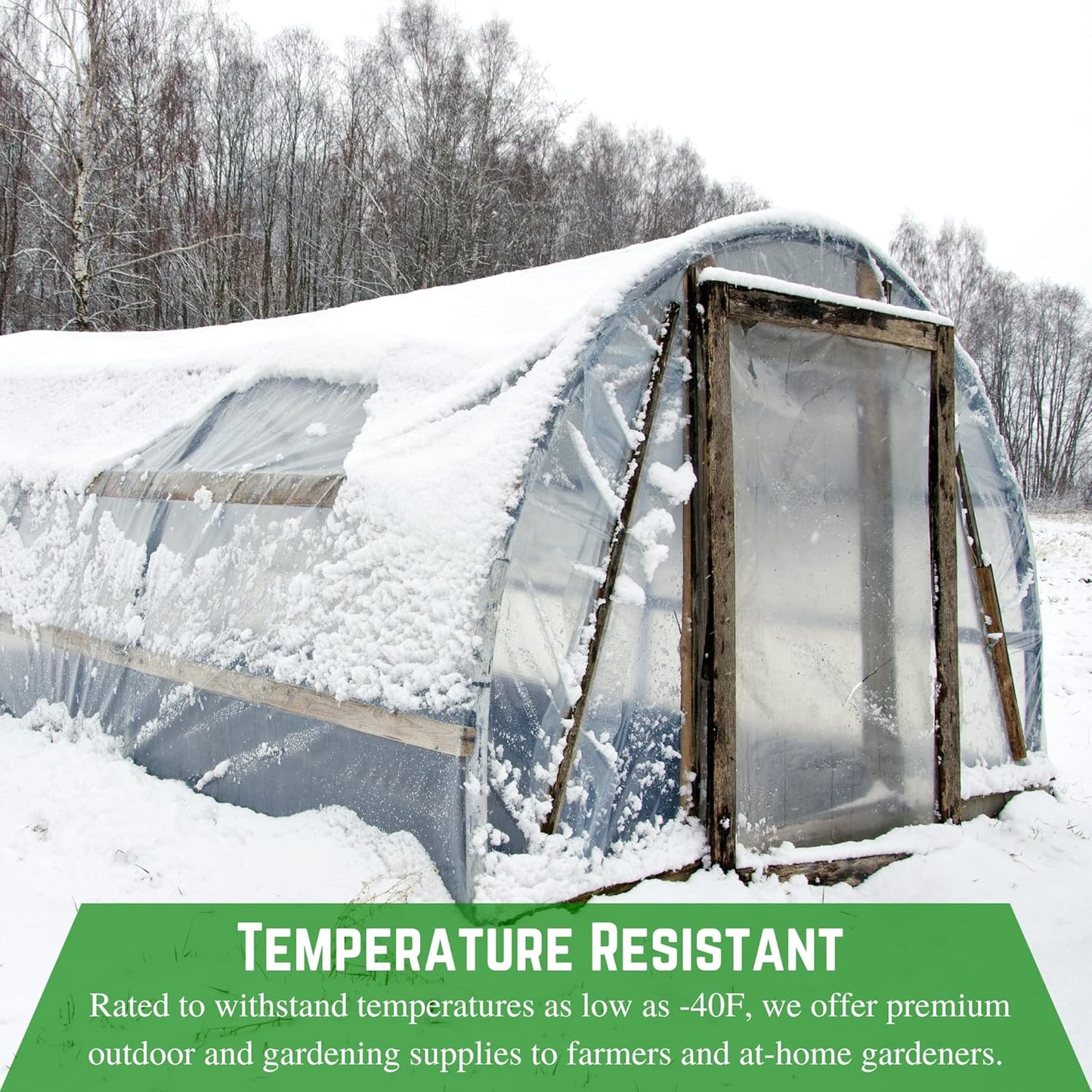 Farm Plastic Supply - Clear Vinyl Sheeting - 15 Mil - (4'6" x 200') - Vinyl Plastic Sheeting, Clear Vinyl Sheet for Storm Windows, Covering, Protection, Tablecloth Protector