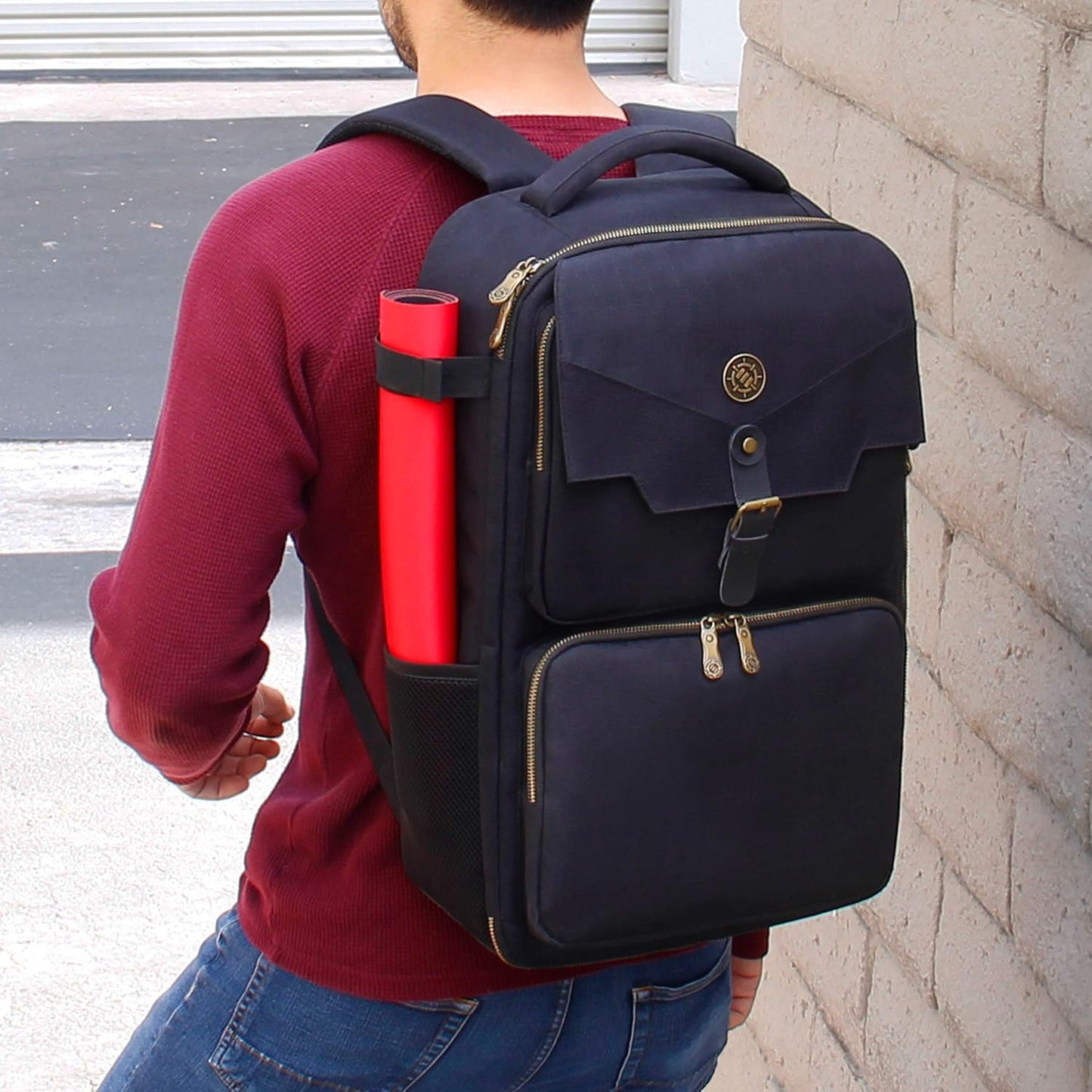 ENHANCE MTG Backpack TCG Card Storage - TCG Backpack for Deck Boxes, Sleeved Cards, Playmats, MTG Accessories