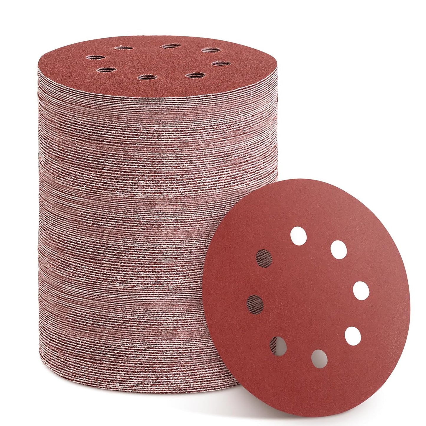 150pcs 600 Grit Sanding Discs, 5-Inch 8-Hole Sandpaper, for Woodworking or Automotive