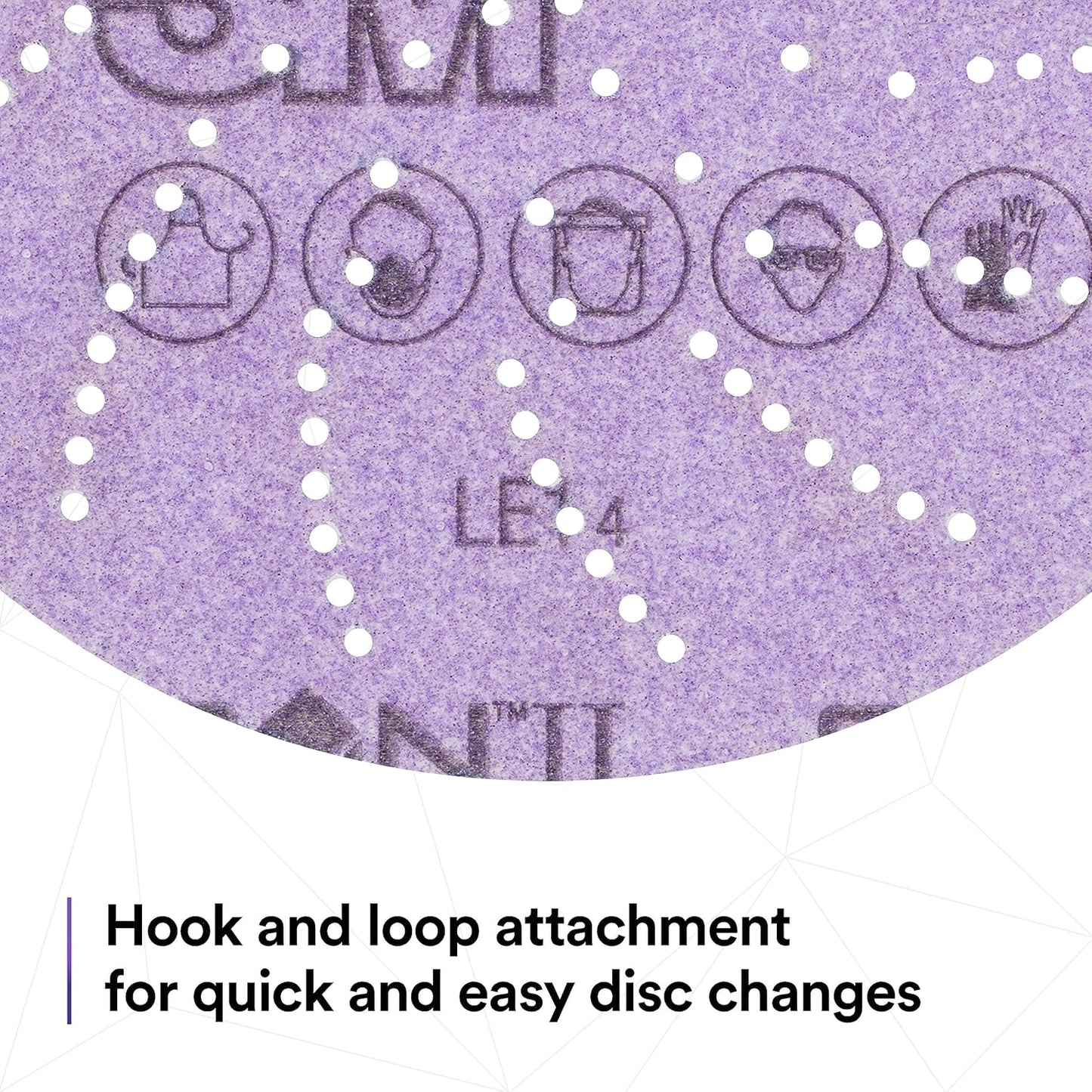 3M Xtract Cubitron II Hookit Clean Sanding Film Disc 775L, 150+, 6 in, Pack of 50 Hook and Loop Sanding Discs for Paint Preparation and Removal, General Sanding, Refining, Blending, and Featheredge