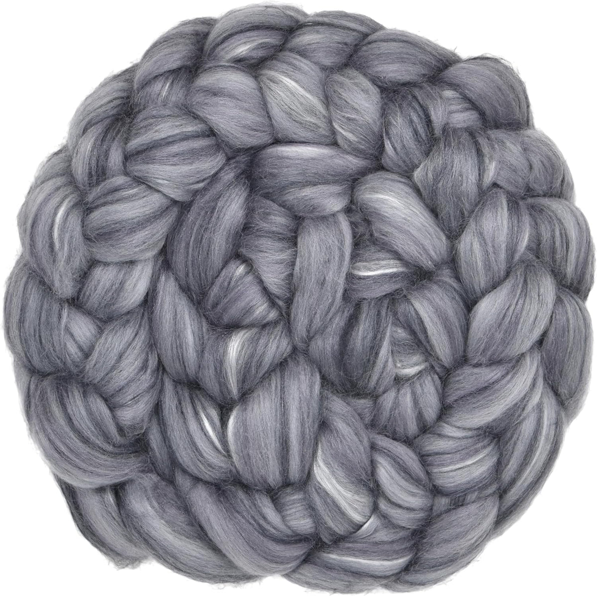Merino Silk Luxe Tonal Designer Blend. Superfine Merino, Mulberry Silk, Tussah Silk. Top Roving for Spinning or Felting. Stardust 1oz