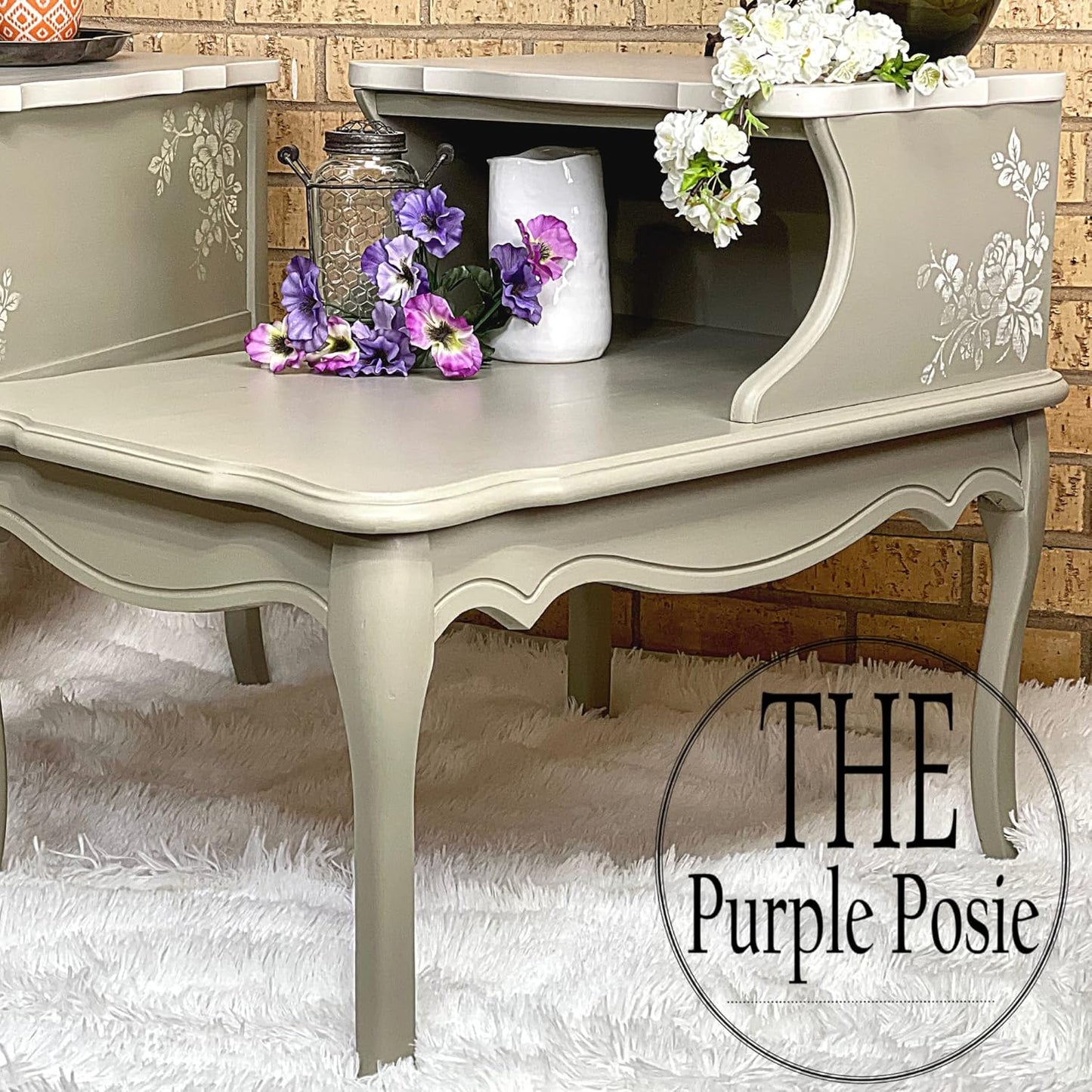 Dixie Belle Paint Company Chalk Finish Furniture Paint - Sawmill Gravy (8oz) - Matte Smooth Beige Chic Chalk Mineral DIY Furniture Paint