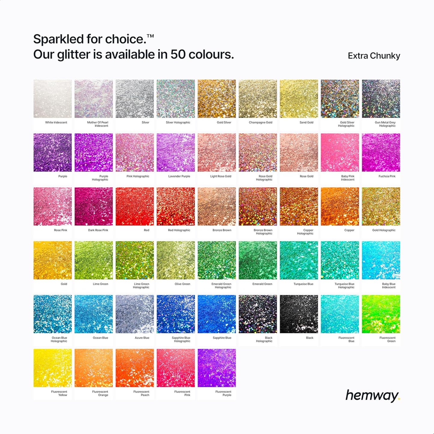 Hemway Polyurethane & Epoxy Resin Glitter 100g / 3.5oz Metallic Crystal Flake Additive for Flooring Jewelry Tumblers Glass Pigment - Extra Chunky (1/24" 0.040" 1mm) - Lavender Purple